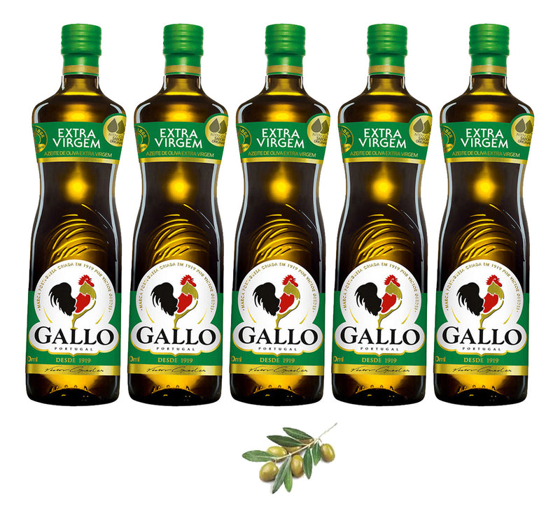Kit com 6 Azeites De Oliva Extra Virgem Clássico Português Gallo